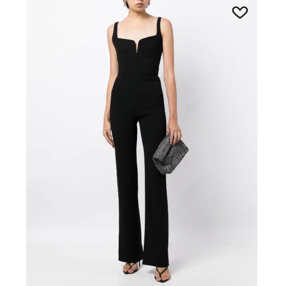 Galvan London
sleeveless corset jumpsuit